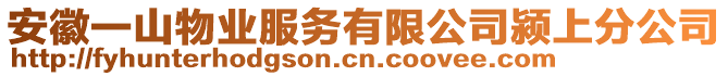 安徽一山物業(yè)服務有限公司潁上分公司