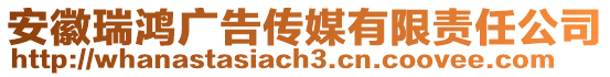 安徽瑞鴻廣告?zhèn)髅接邢挢?zé)任公司