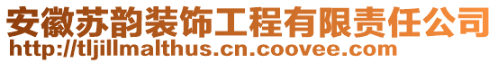 安徽苏韵装饰工程有限责任公司