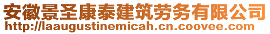 安徽景圣康泰建筑勞務(wù)有限公司