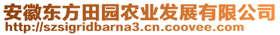 安徽東方田園農(nóng)業(yè)發(fā)展有限公司