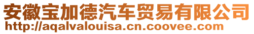 安徽寶加德汽車貿(mào)易有限公司