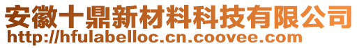 安徽十鼎新材料科技有限公司