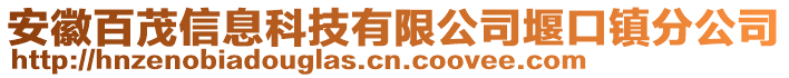 安徽百茂信息科技有限公司堰口鎮(zhèn)分公司