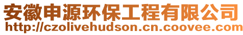 安徽申源環(huán)保工程有限公司