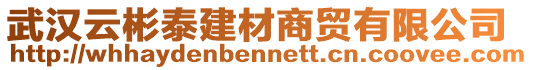 武漢云彬泰建材商貿(mào)有限公司