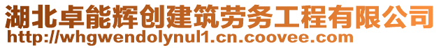 湖北卓能輝創(chuàng)建筑勞務工程有限公司