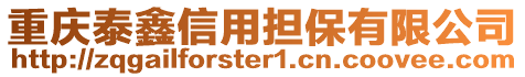 重慶泰鑫信用擔保有限公司