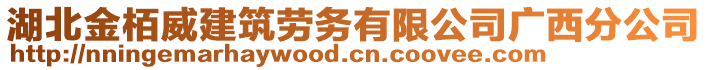 湖北金栢威建筑勞務(wù)有限公司廣西分公司