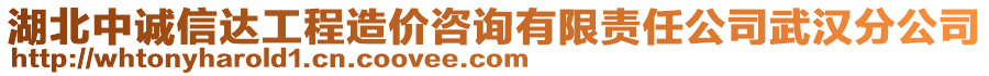 湖北中誠信達(dá)工程造價咨詢有限責(zé)任公司武漢分公司