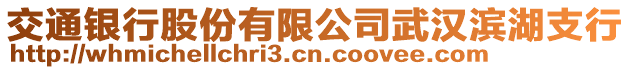 交通銀行股份有限公司武漢濱湖支行