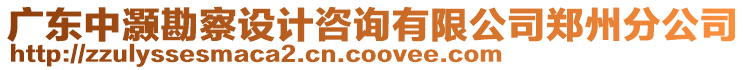 廣東中灝勘察設(shè)計(jì)咨詢有限公司鄭州分公司