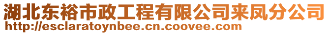 湖北東裕市政工程有限公司來(lái)鳳分公司