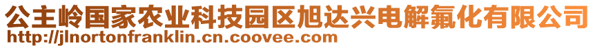 公主嶺國家農(nóng)業(yè)科技園區(qū)旭達(dá)興電解氟化有限公司