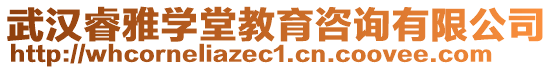 武漢睿雅學(xué)堂教育咨詢有限公司