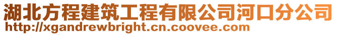 湖北方程建筑工程有限公司河口分公司