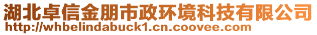 湖北卓信金朋市政環(huán)境科技有限公司