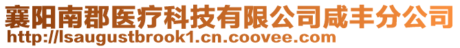 襄陽(yáng)南郡醫(yī)療科技有限公司咸豐分公司