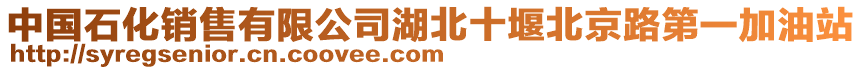 中國(guó)石化銷(xiāo)售有限公司湖北十堰北京路第一加油站