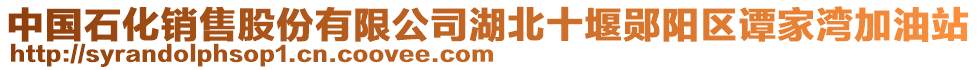 中國(guó)石化銷售股份有限公司湖北十堰鄖陽(yáng)區(qū)譚家灣加油站