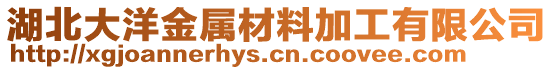 湖北大洋金屬材料加工有限公司