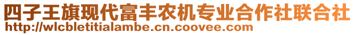 四子王旗現(xiàn)代富豐農(nóng)機(jī)專業(yè)合作社聯(lián)合社