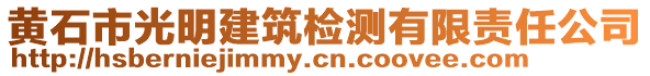 黃石市光明建筑檢測有限責任公司