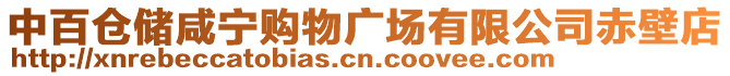 中百倉(cāng)儲(chǔ)咸寧購(gòu)物廣場(chǎng)有限公司赤壁店