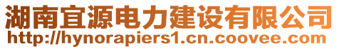 湖南宜源电力建设有限公司