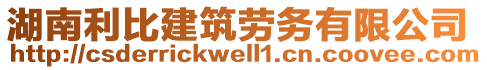 湖南利比建筑勞務(wù)有限公司