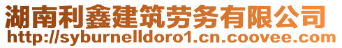 湖南利鑫建筑勞務(wù)有限公司