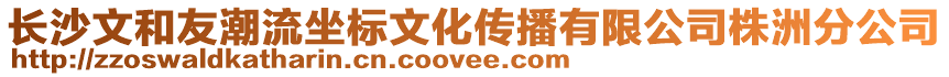 長沙文和友潮流坐標文化傳播有限公司株洲分公司