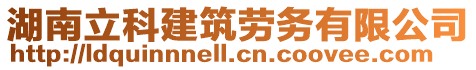 湖南立科建筑勞務(wù)有限公司