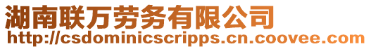 湖南聯(lián)萬勞務(wù)有限公司
