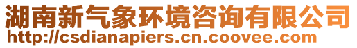 湖南新氣象環境咨詢有限公司