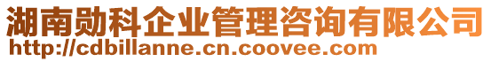 湖南勛科企業(yè)管理咨詢有限公司