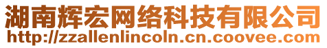 湖南輝宏網(wǎng)絡(luò)科技有限公司