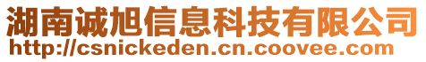 湖南誠旭信息科技有限公司