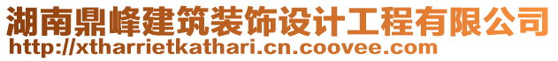 湖南鼎峰建筑裝飾設(shè)計工程有限公司