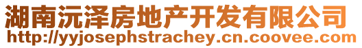 湖南沅澤房地產(chǎn)開發(fā)有限公司