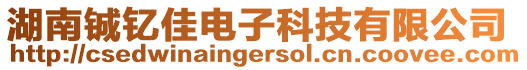 湖南鋮釔佳電子科技有限公司