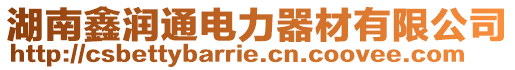 湖南鑫潤通電力器材有限公司