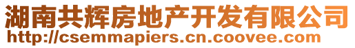 湖南共輝房地產(chǎn)開(kāi)發(fā)有限公司