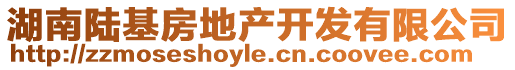 湖南陸基房地產(chǎn)開發(fā)有限公司