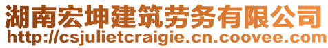 湖南宏坤建筑勞務(wù)有限公司