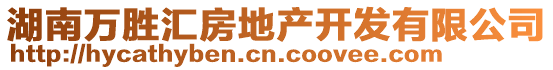 湖南萬勝匯房地產(chǎn)開發(fā)有限公司