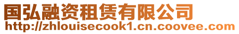 國(guó)弘融資租賃有限公司