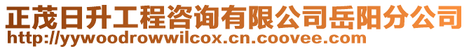 正茂日升工程咨詢有限公司岳陽分公司
