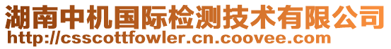 湖南中機(jī)國(guó)際檢測(cè)技術(shù)有限公司