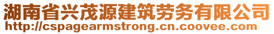 湖南省興茂源建筑勞務(wù)有限公司